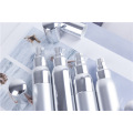 Anodized Aluminum Spray Silver Packing Plastic Vacuum Bottle